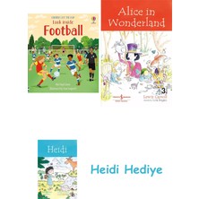Bloomsbury Look Inside Football: 1 + Alice In Wonderland + Heidi
