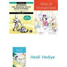 Bloomsbury Automate The Boring Stuff With Python, 2nd Edition: Practical Programming For Total Beginners + Alice In Wonderland + Heidi