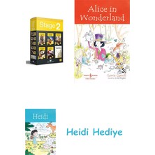 Bloomsbury Ingilizce Hikaye Seti Stage 2 (6 Kitap Takım) + Alice In Wonderland + Heidi
