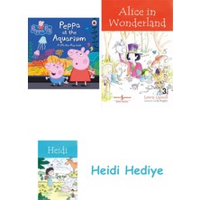 Bloomsbury Peppa Pig: Peppa At The Aquarium : A Lift-The-Flap Book: A Lift-The-Flab Book + Alice In Wonderland + Heidi