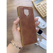 Mtl Redmi Note 9s Uyumlu Premium Deri Dokulu Darbelere Karşı Dayanıklı Nazal Silikon Kılıf