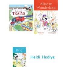 Bloomsbury Look Inside Trains + Alice In Wonderland + Heidi