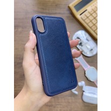 Mtl Iphone Xr Uyumlu Premium Deri Dokulu Darbelere Karşı Dayanıklı Nazal Silikon Kılıf