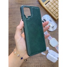 Mtl Samsung Galaxy A12 Uyumlu Premium Deri Dokulu Darbelere Karşı Dayanıklı Nazal Silikon Kılıf