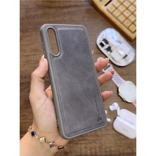 Mtl Samsung Galaxy A70 Uyumlu Premium Deri Dokulu Darbelere Karşı Dayanıklı Nazal Silikon Kılıf