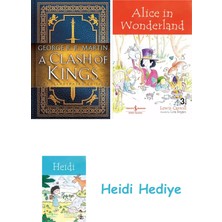 Bloomsbury A Clash Of Kings: The Illustrated Edition: A Song Of Ice And Fire: Book Two: 2 + Alice In Wonderland + Heidi