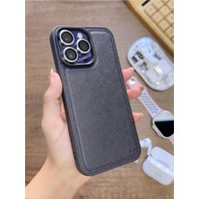 Mtl Iphone 16 Pro Max Uyumlu Premium Deri Dokulu Darbelere Karşı Dayanıklı Nazal Silikon Kılıf