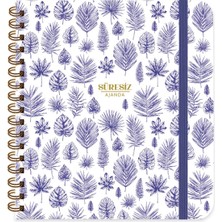 Keskin Color Keskin 19*21 Sert Kapak Spiralli Süresiz Ajanda - Yaprak