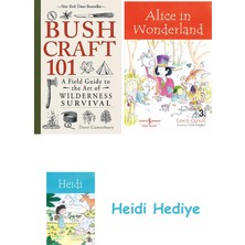 Bloomsbury Bushcraft 101: A Field Guide To The Art Of Wilderness Survival + Alice In Wonderland + Heidi