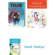 Bloomsbury Thor By Jason Aaron Omnibus Vol.1 + Alice In Wonderland + Heidi