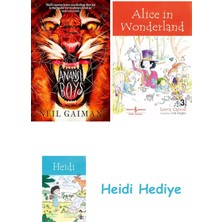 Bloomsbury Anansi Boys + Alice In Wonderland + Heidi