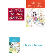 Bloomsbury Kitap Yapma Sanatı (Kapak Değişebilir) + Alice In Wonderland + Heidi