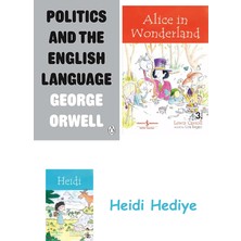 Bloomsbury Politics And The English Language (Kapak Değişebilir) + Alice In Wonderland + Heidi