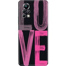 Adasena Infinix Note 11 Pro Kılıf Desenli Baskılı Tpu Rubber Kapak Love2