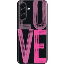 Adasena Samsung Galaxy A56 Kılıf Desenli Baskılı Tpu Rubber Kapak Love2
