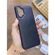 Mtl Samsung Galaxy A32 4g Uyumlu Premium Deri Dokulu Darbelere Karşı Dayanıklı Nazal Silikon Kılıf