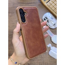 Mtl Samsung Galaxy A25 Uyumlu Premium Deri Dokulu Darbelere Karşı Dayanıklı Nazal Silikon Kılıf