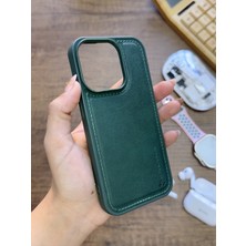 Mtl Iphone 14 Pro Uyumlu Premium Deri Dokulu Darbelere Karşı Dayanıklı Nazal Silikon Kılıf