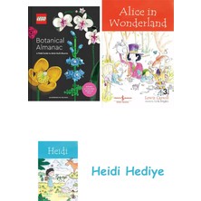 Bloomsbury LEGO Botanical Almanac: A Field Guide To Brick-Built Blooms + Alice In Wonderland + Heidi