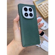 Mtl Redmi Note 14 Pro 5g Uyumlu Premium Deri Dokulu Darbelere Karşı Dayanıklı Nazal Silikon Kılıf