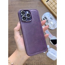 Mtl Iphone 15 Pro Max Uyumlu Premium Deri Dokulu Darbelere Karşı Dayanıklı Nazal Silikon Kılıf