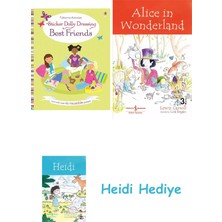 Bloomsbury Sticker Dolly Dressing Best Friends + Alice In Wonderland + Heidi