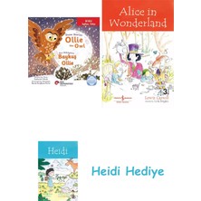 Bloomsbury Snow Stories - Ollie The Owl: Kar Hikayeleri - Baykuş Ollie Ingilizce Öğreniyorum (Iki Dilli: Ingilizce-Türkçe) + Alice In Wonderland + Heidi