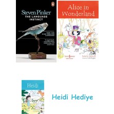 Bloomsbury The Language Instinct: How The Mind Creates Language + Alice In Wonderland + Heidi