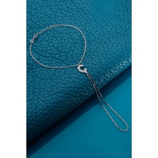 Innuendo 925 Ayar Gümüş Üzeri Altın Kaplama Ç Harfli Şahmeran