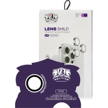 Marsilyan  iPhone 16E Bilvis Titan Kamera Lens - Beyaz