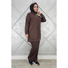 Pys Giyim Kadınfermuar Detaylı Tesettür Takım