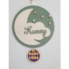 BL Baby Lüks Yuvarlak Bebek Kapı Süsü, Hastane Süsü, Isimlik, Kişiye Özel Isim Yazılıyor