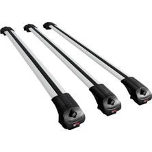 Acpar Citroen C-Crosser 2007-2012 Arası ile Uyumlu Ace-1 Ara Atkı Tavan Barı Gri 3 Adet