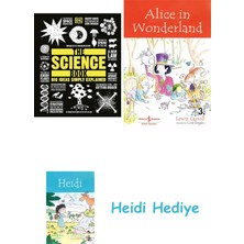 Bloomsbury The Science Book : Big Ideas Simply Explained + Alice In Wonderland + Heidi