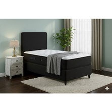 Rs Janti Store  Baza Başlık Kılıfı 110X70CM Siyah Renk Lastikli Esnek Kaliteli Kumaş