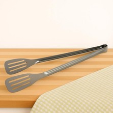 Dayanıklı Çelik Mutfak Maşası – Kaymaz Tutuşlu, Isıya Dayanıklı, Çok Amaçlı Kullanım