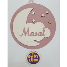BL Baby Lüks Yuvarlak Bebek Kapı Süsü, Hastane Süsü, Isimlik, Kişiye Özel Isim Yazılıyor
