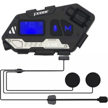 Motoanl Motosiklet Intercom Seti Yeni Sürüm Bluetooth V5.4 LCD Ekran Kask Kulaklığı