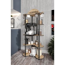 Ravilo Cortado Kahve Köşesi Raf Meşe