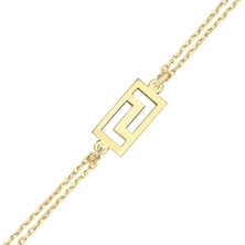 Altın Sepeti Altın Tetris Bileklik