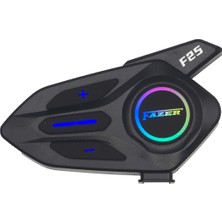 Motoanl Motosiklet Intercom Seti Yeni Sürüm Bluetooth V6.0 Rgb Kask Kulaklığı