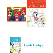 Bloomsbury Super Mario: The Big Coloring Book (Nintendo(R)) + Alice In Wonderland + Heidi