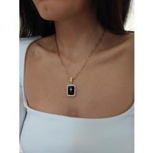 Kadın Gold Çelik Zincir Kolye