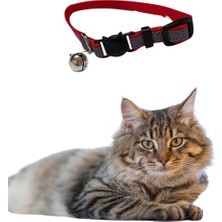 Renkli Zilli Ayarlanabilir Kedi Tasması 10MM 18/28CM – Güvenli ve Şık