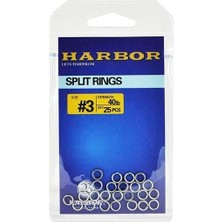 Harbor Split Rings No:3 25PCS