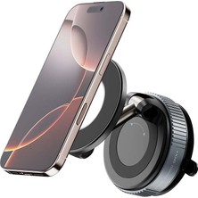 Dodobees ZF71 Magsafe Araç Tutacağı 360 Derece Döner Vakumlu Telefon Tutucu Tüm Yüzeylerle Uyumlu Sökülebilir Üniversal Mıknatıslı