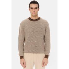 D'S Damat Ds Damat Regular Fit Geyik Kazak 5HC060192107M