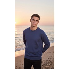 Nakşi Giyim Erkek Ince Bisiklet Yaka Basic Triko Kazak