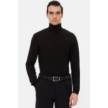 D'S Damat Ds Damat Regular Fit Siyah Kazak 5HC060192108M