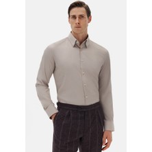 Twn Slim Fit Vizon Düz Gömlek 5EF026482256M
